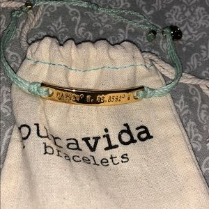 seafoam coordinate charm pura vida bracelet